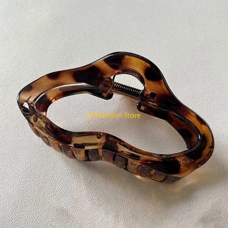 y5gc-アクリルシンプルなヘアクリップ滑りにくいデザイン軽量ヘアピン女性女の子のためのソフトな感触の摩耗