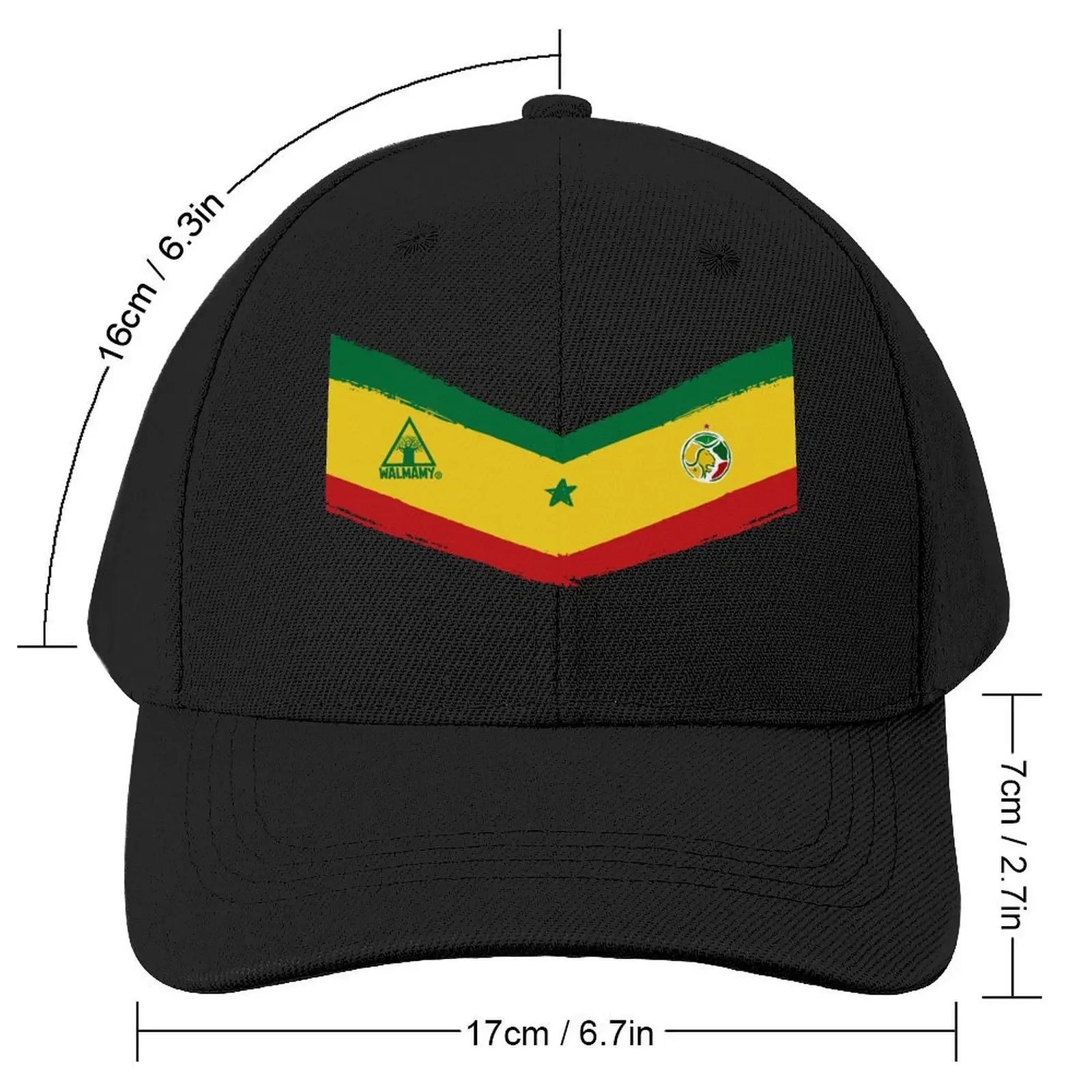 Senegal jersey 2022 Home Baseball Cap Vintage Hip Hop party Hat Beach Bag Women's Beach Visor Men's