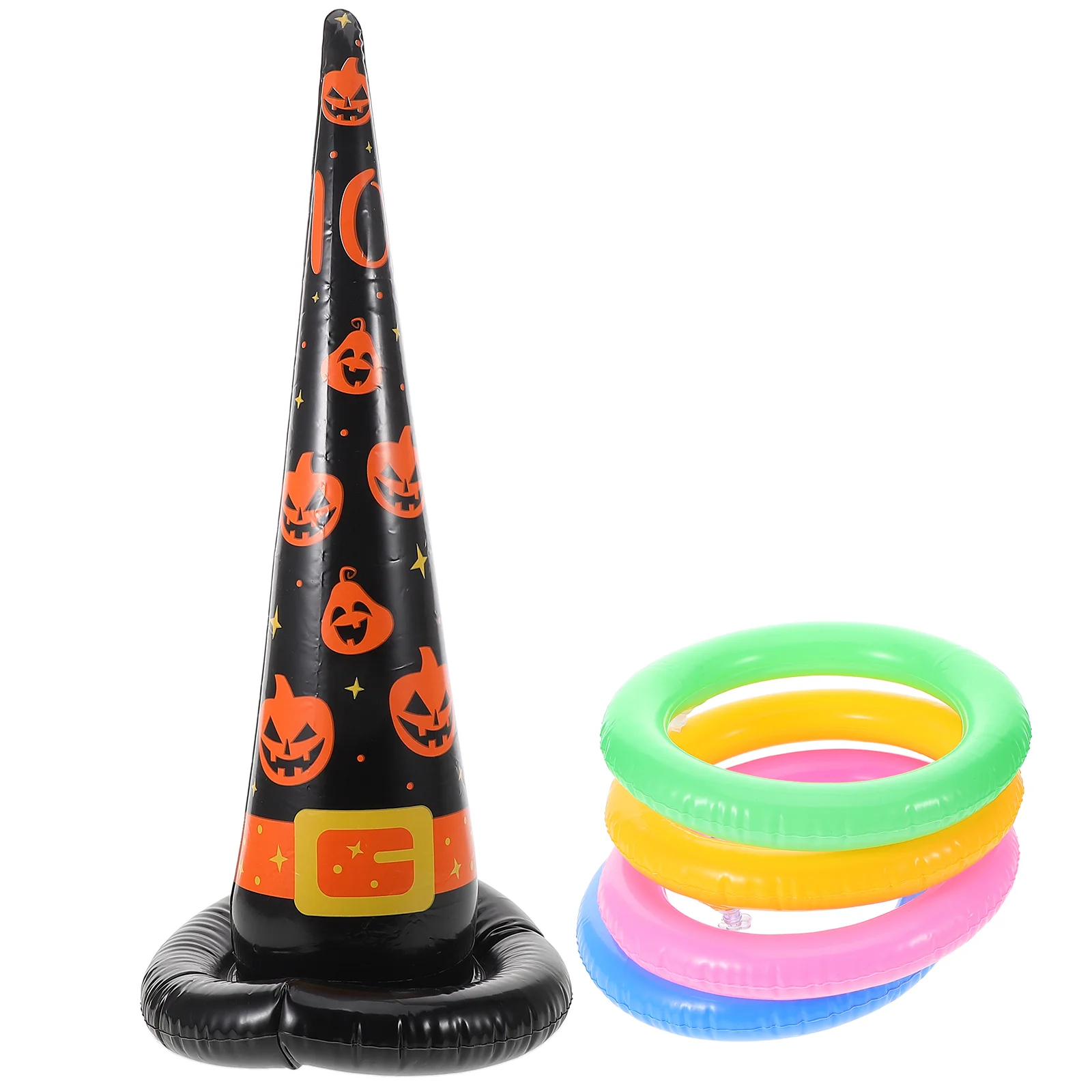 

Inflatable Ring Toys Throwing Game Props Children Toss Halloween Plastic Circle Games