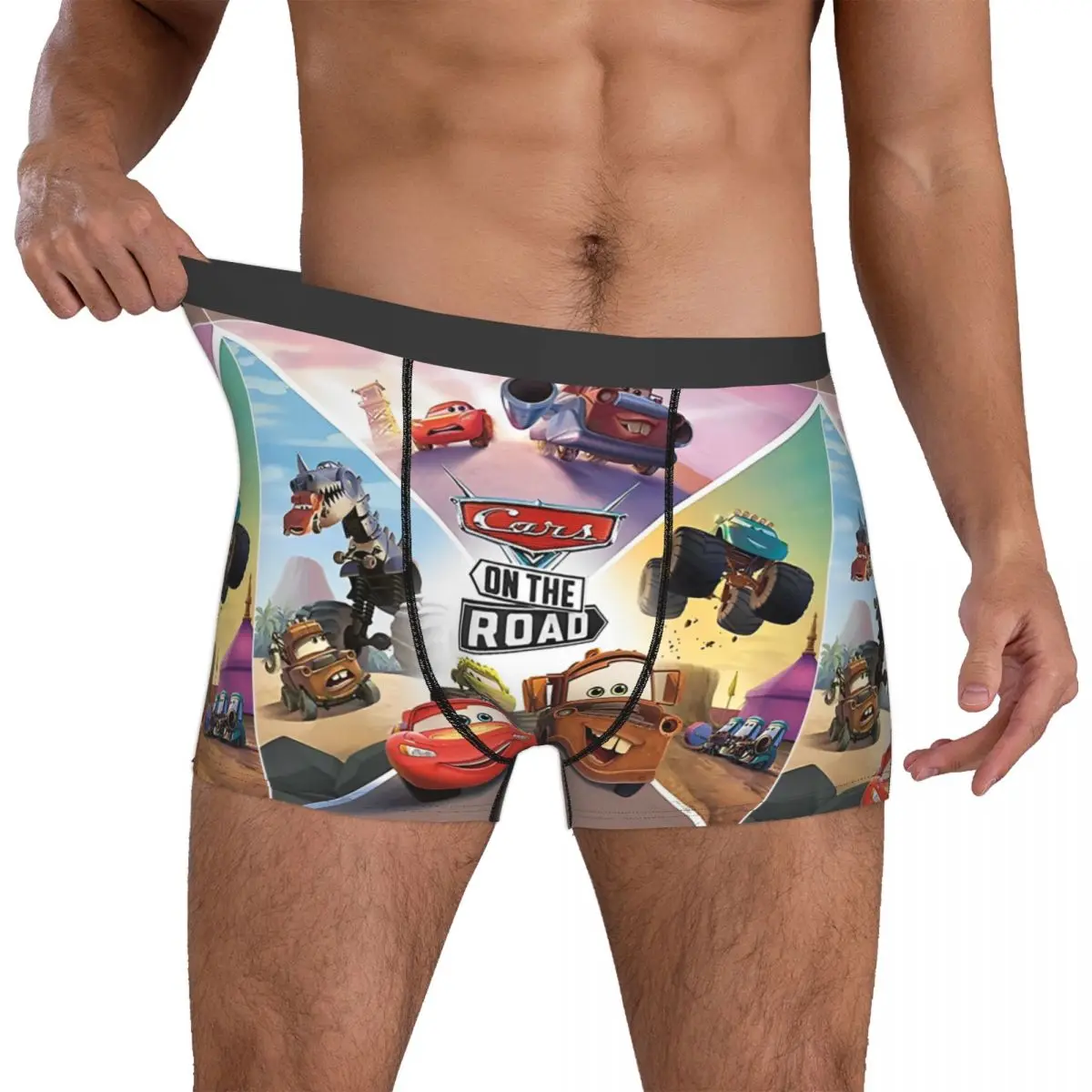 Men's Sally I'm Lightning Cars Boxer Briefs Cozy Mcqueen Underwear Underpants