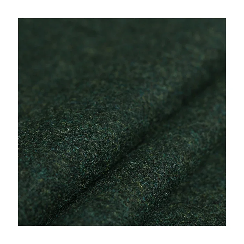 Redraspberry Dark Mix-Green Worsted Wool Garment Materials Autumn Women Suit Jacket Coat DIY Sewing Clothes Fabrics Freeshipping