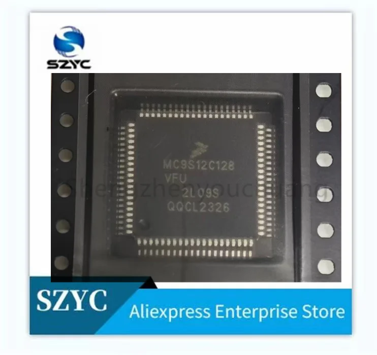 (1-100piece) 100% Brand new original MC9S12C128VFUE MC9S12C128VFU QFP-80 (14x14) microcontroller