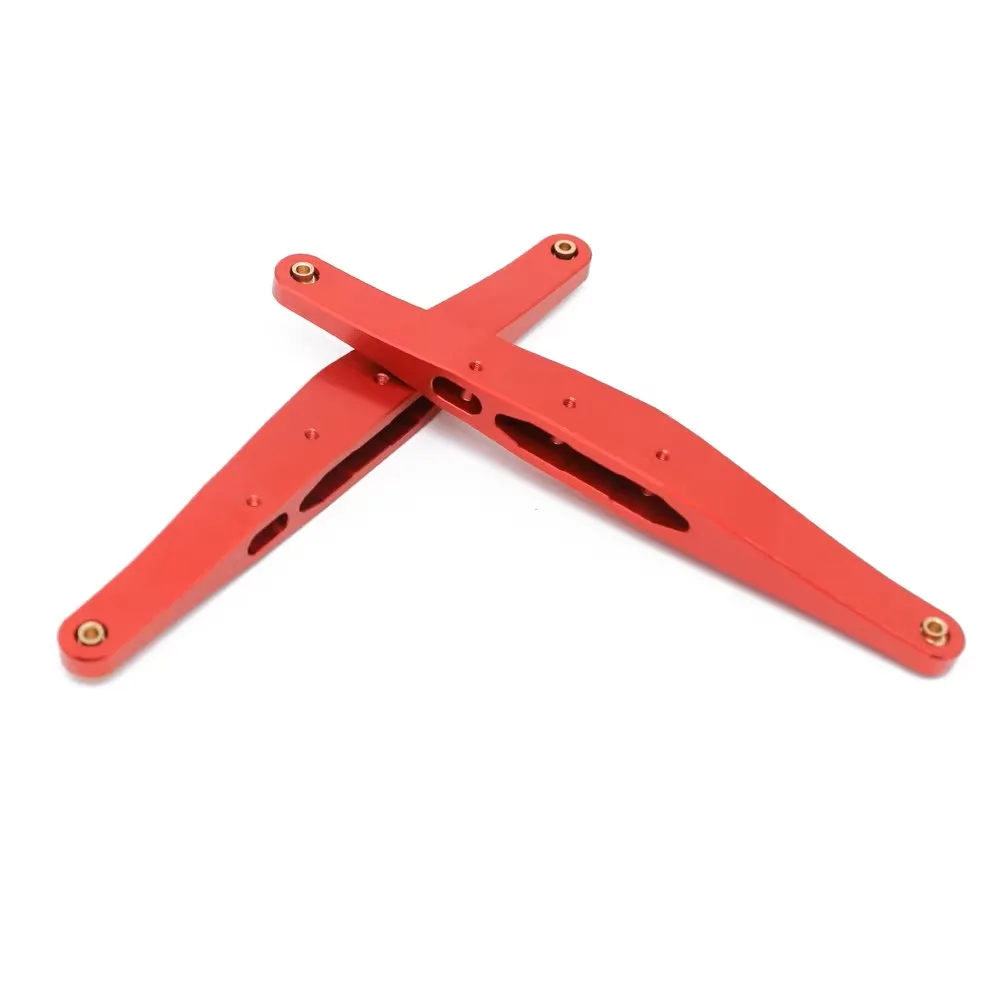 2Pc aluminum alloy Trailing Arms 1:10 For RC Car Part Losi Race 1/10 Ford Raptor Baja Rey V2  4wd Rock Desert Truck Car