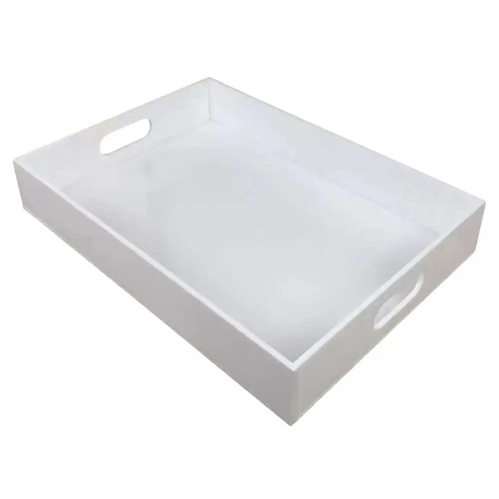 High-transparent Acrylic Tray Non-slip Multi-purpose Storage Solution Wide Application Versatile Tray Toiletry Organizer 아크릴 트레이