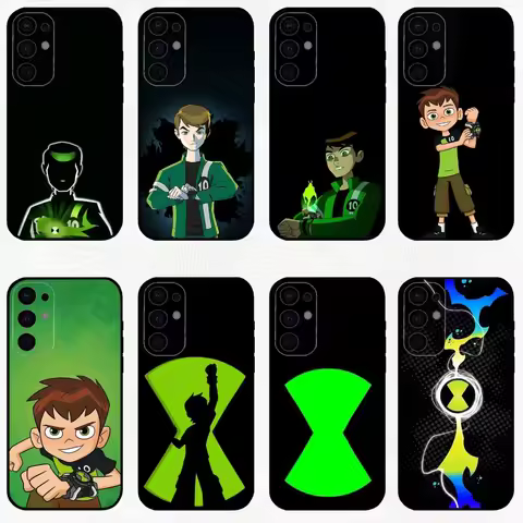 B-Ben 10 Cartoon Phone Case For Samsung S25,S24,S23,S22,S21,S20,Plus,Fe,Lite,Others Black Cover