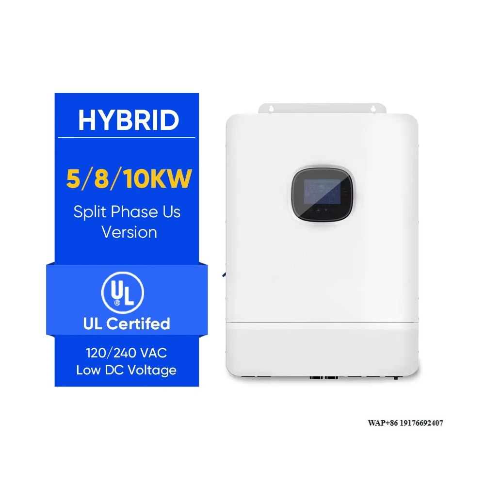 

US Hybrid 12kw Inverter Split Phase 120v 240v on Off Grid Single Phase 110V 5kw 8kw 10kw 12kw Solar Power Pv Inverter With UL