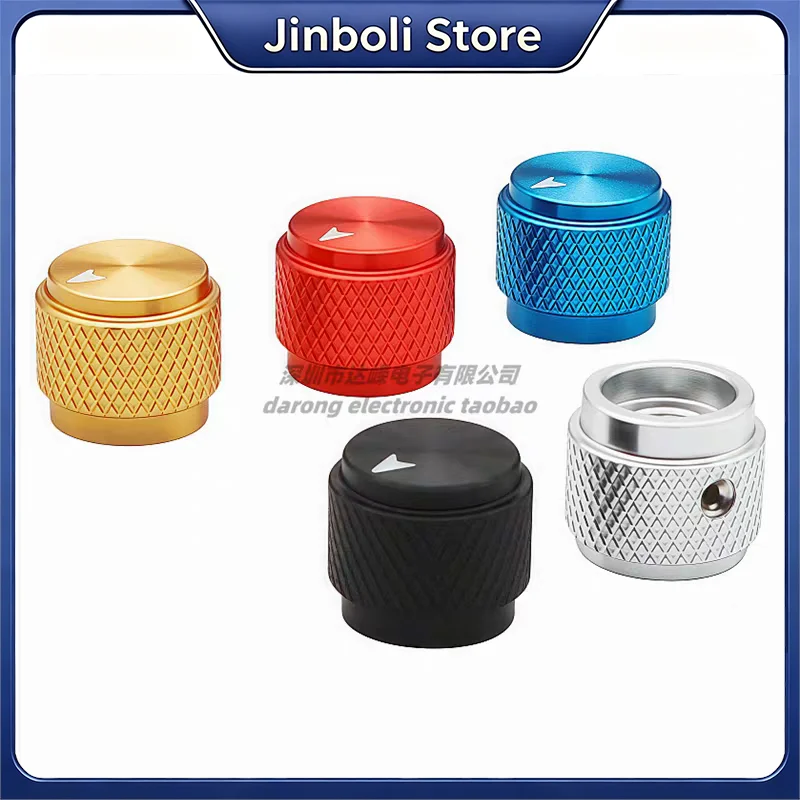 1PCS 15x13mm Aluminum Alloy Potentiometer Knob Cap 6mm Round Hole Solid Aluminum Speed Control Switch Knob