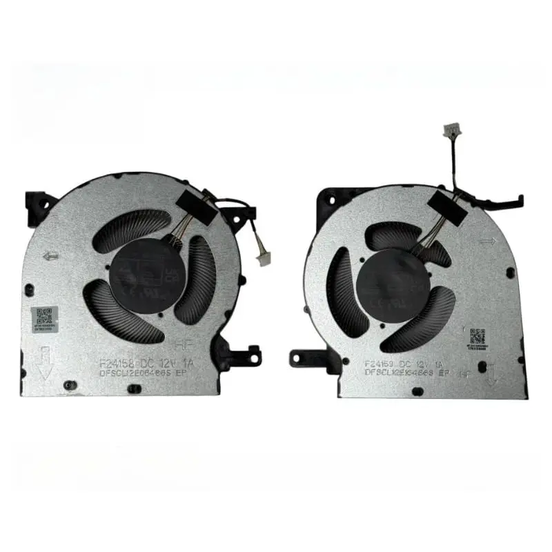 Cooling Fan New for Legion 5 15IRX10 Y7000 R7000 CPU GPU F24158 F24159 | Laptop, DC12V, DFSCL12E16486S, DFSCL12E06486S
