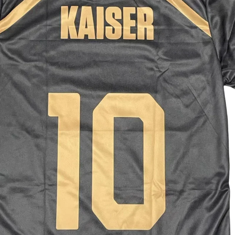 Anime Blue Lock Kaiser Camisa Trajes Cosplay Bastard Munchen # Conjunto de 10 shorts de camisas de futebol Michael Kaiser com impressão 3D