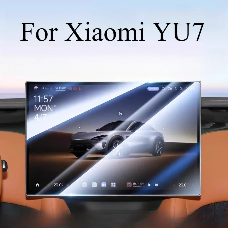 For Xiaomi YU7 Special Screen Tempered Film Car Central Control Navigation Film Interior Modification Body Kits Accessories