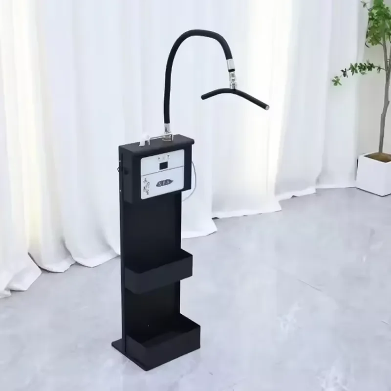 Vertical hair salon Washing water circulation Shampoo basin Scalp care equipment Adjustable salon furniture with wheels