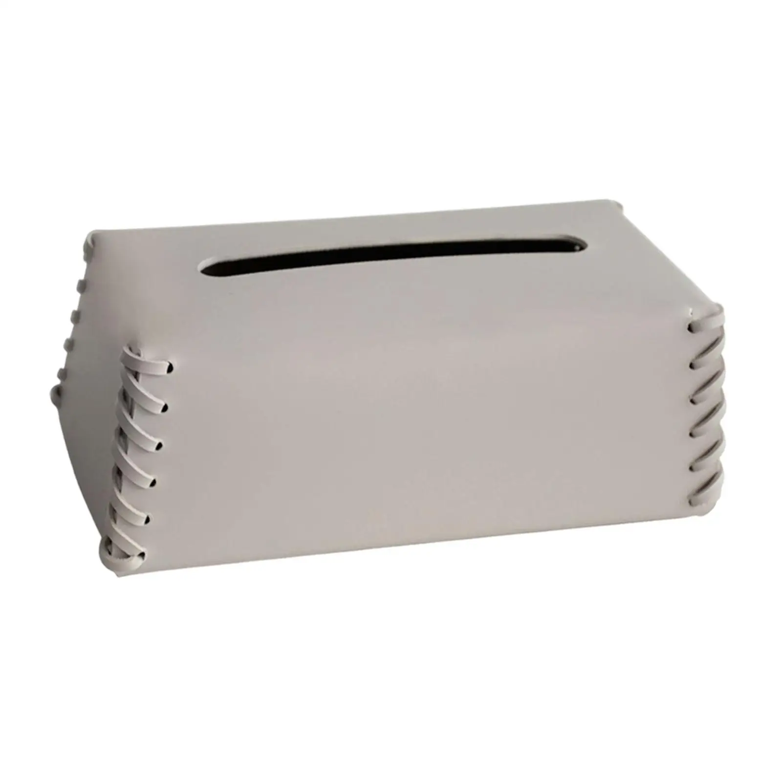 Tissue Box Tissue Case Compact Ornament PU Leather Tissue Holder Tissue Storage Box for Office Desk Car Coffee Table Bathroom