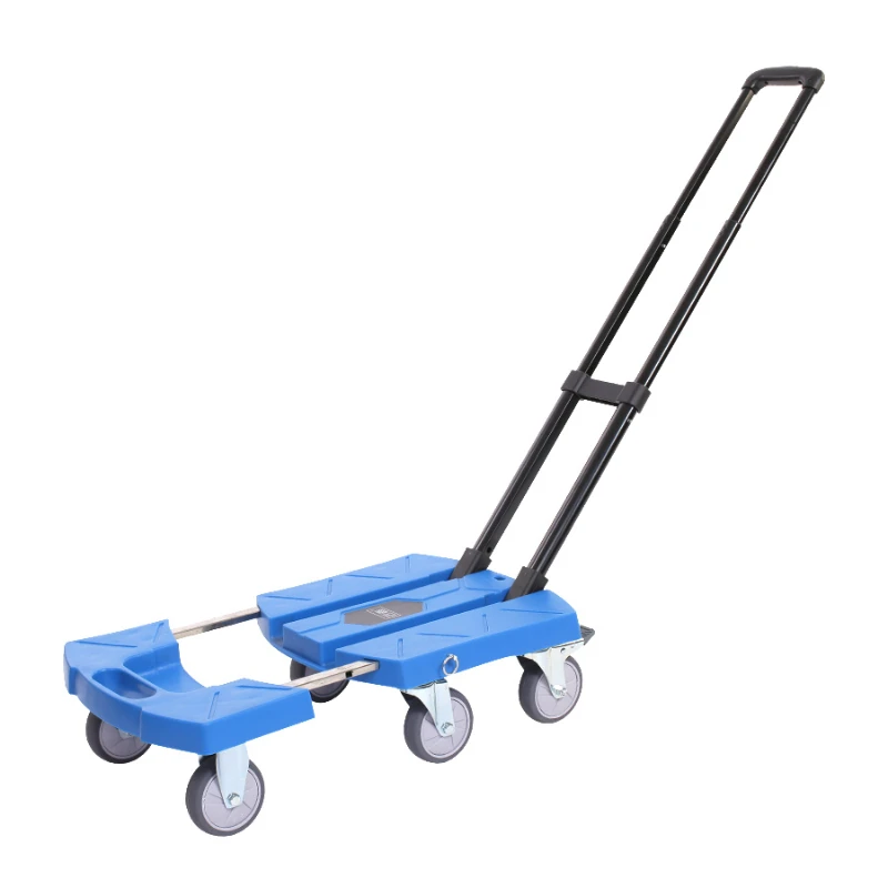 Hand pulled cart, foldable, portable, load carrying, king handling, trolley, luggage, small trolley, pushcart, household trailer