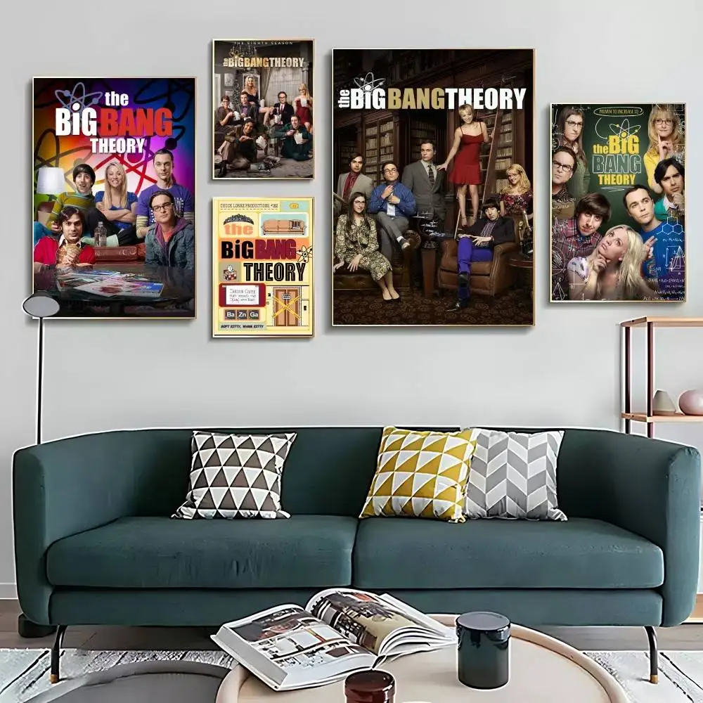 The Big Bang Theory Poster HD Quality Wall Art Retro Posters For Home Room Wall Decor Kawaii Room Decor