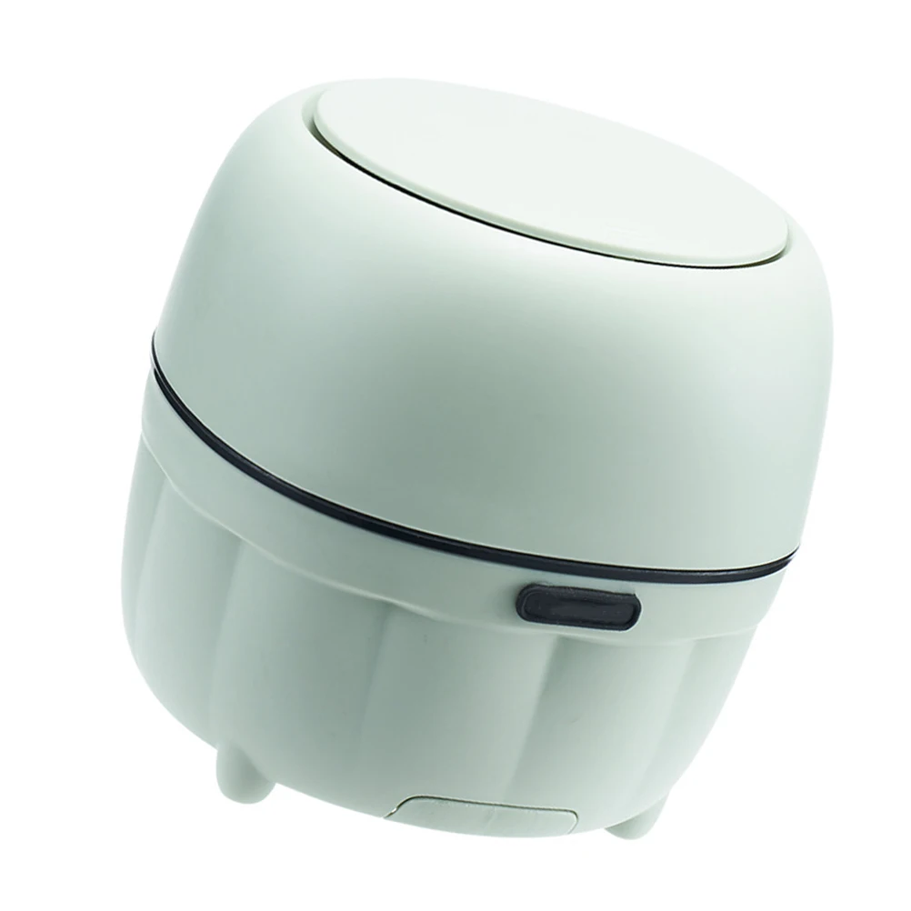 

Mini Desktop Trash Can Press Lid Small Tabletop Garbage Bin Phone Stand Office Trash Container for Kitchen Bedroom