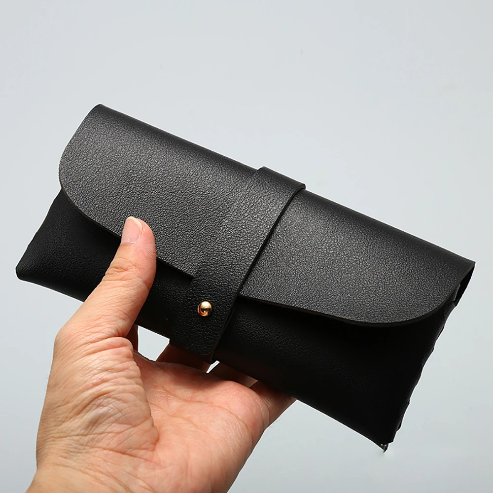 

Fashion Soft Leather Glasses Case Portable Women Glasses Bag Sunglasses Box Bag Accessories Eyeglasses Case Sun Glasses Box