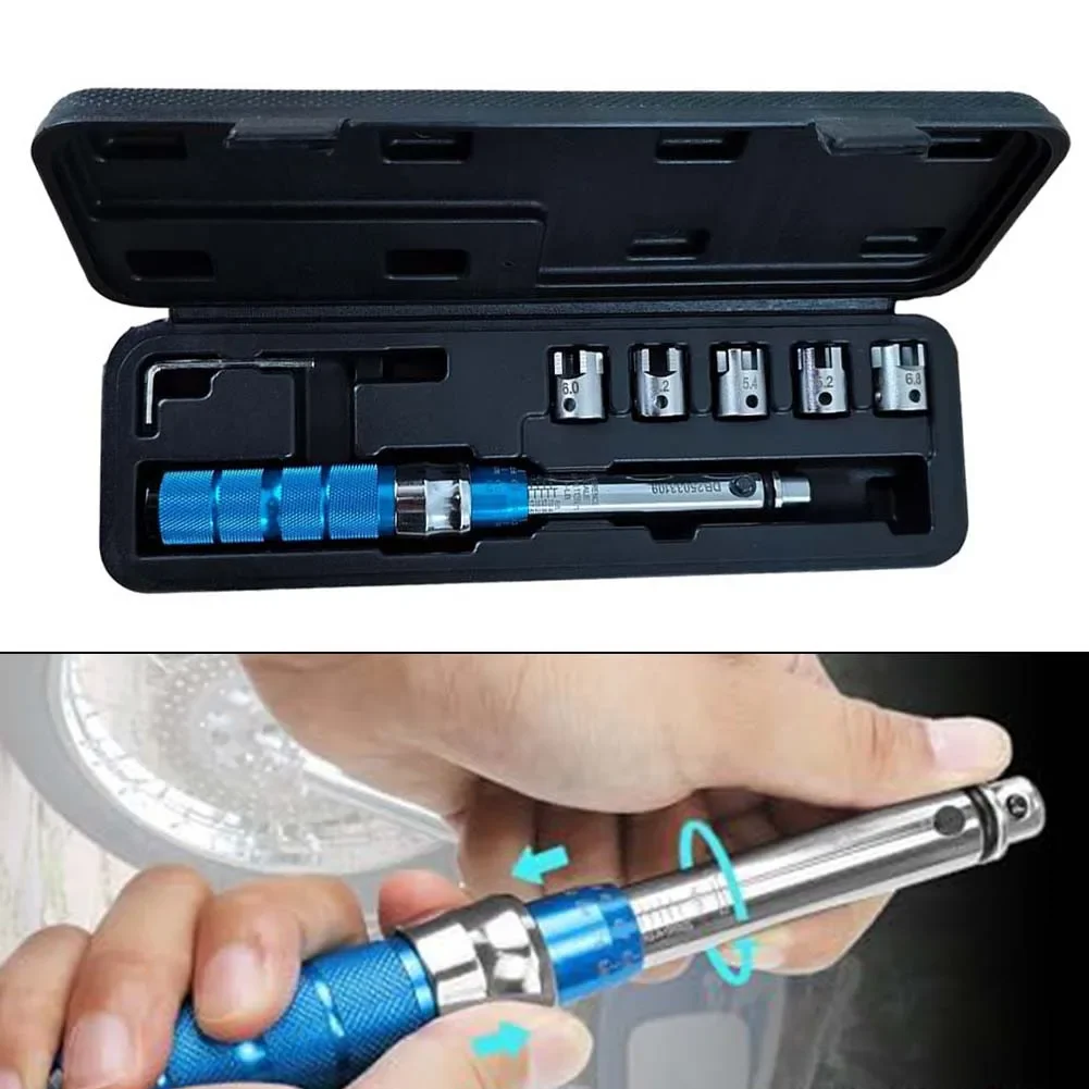 

Spoke Torque Wrench Steel Torque Wrench Set 2-10 NM Spoke Tightening Torque Tool Precise Torque Spanner For Motorcycle