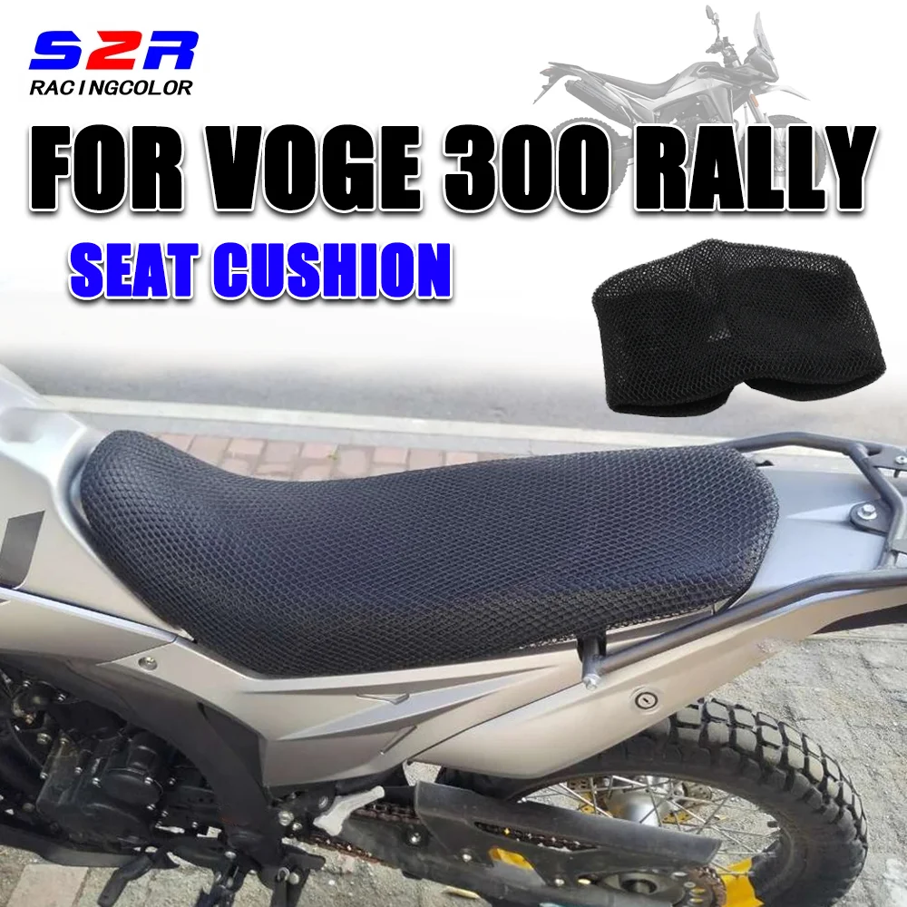 Para Loncin Voge 300 Rally 300 GY 300GY Rally300 accesorios funda de asiento de malla aislamiento térmico cojín protector de asiento