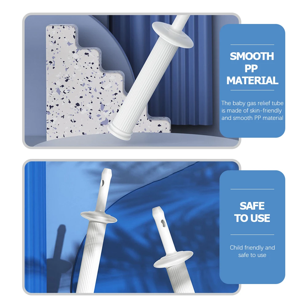 

6Pcs Infant Gas Relief Tubes Baby Gas and Colic Reliever Portable Baby Care Supplies Promoted to Aunt Promoted to Aunt