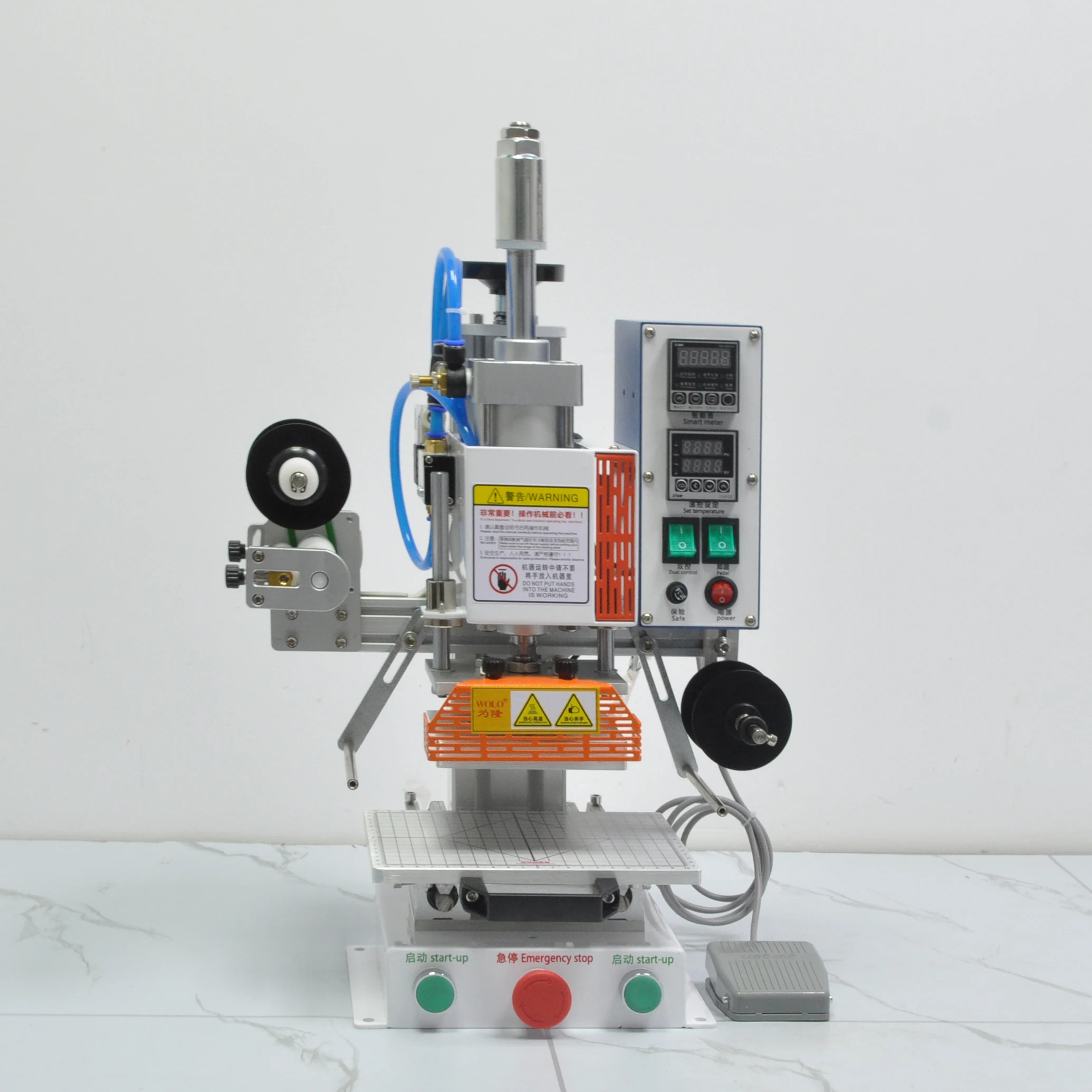 Pneumatic Bronzing Machine Hot Stamping Machine Export Multifunctional for Logo PVC Leather Book Paper Business Card Embossing