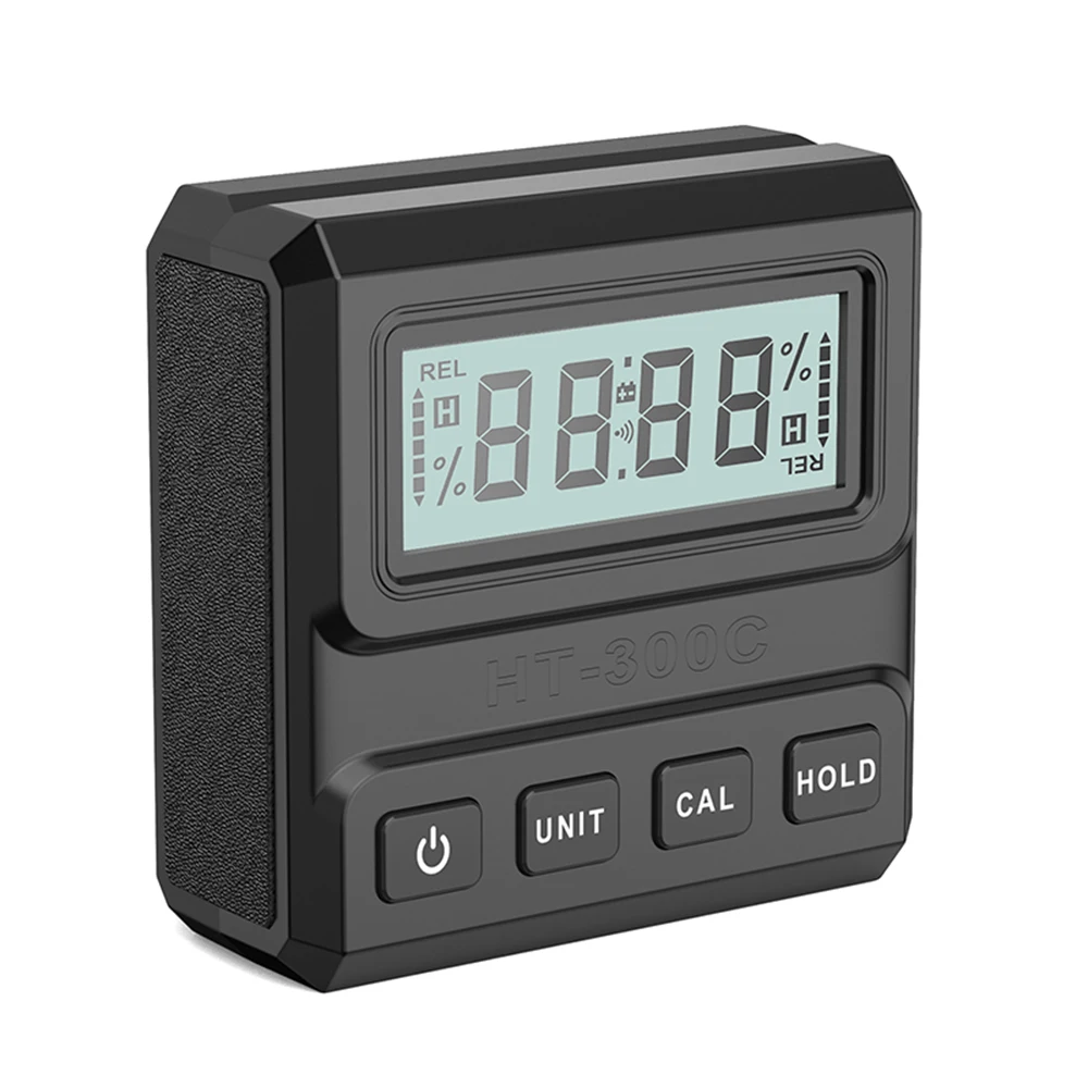 90 Degree Angle Gauge With Magnetic Suction Digital Inclinometer Level 4x90 Degree Angle Gauge Water Level Ruler HT-300C