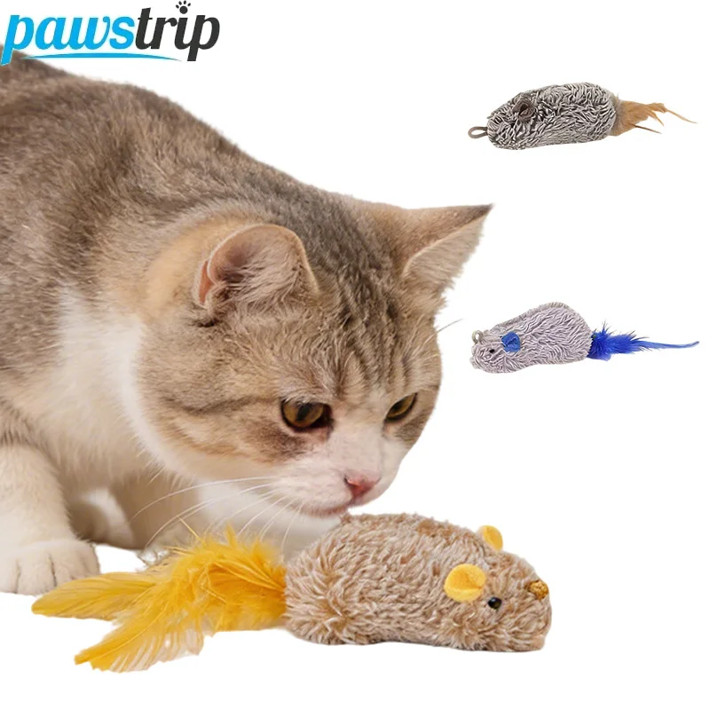 Ratoncito chirriante para gatos – Peluche resistente a mordidas - imagen 3