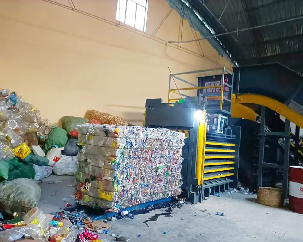 Hydraulic Baling Machine Fully Automatic Horizontal Baling Press Machine Waste Paper Carton Recyclable Baler