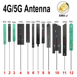 8-20DBi 5G 4G LTE antenna SMA male/SMA-J interface for router LTE wireless modules EC25-A EC25-AF SIM7600A RM510Q-GL QM502Q-AE