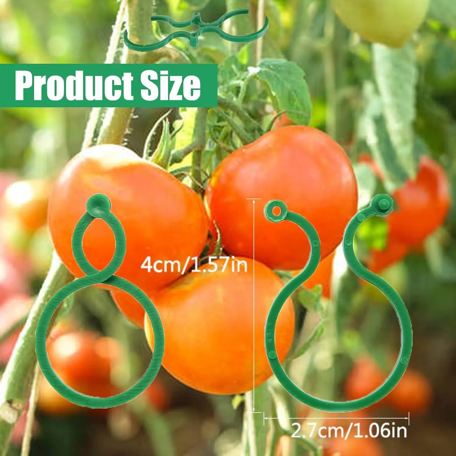 50/100/200 Pcs Plant Clips for Climbing Plants Garden Clips Plant Support Clip for Gardening Clip for Support & Securing Plants