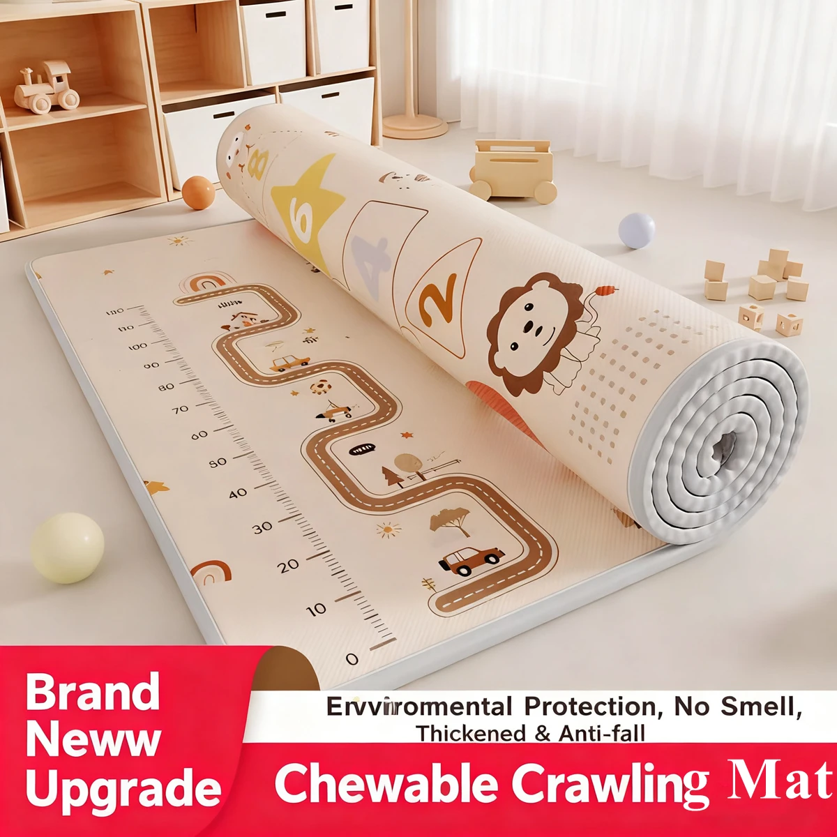 Baby Activities Baby Crawling Play Mats 2 Thickness Options EPE Baby Activity Gym Room Mat Game Mat for Children's Safety Rugs