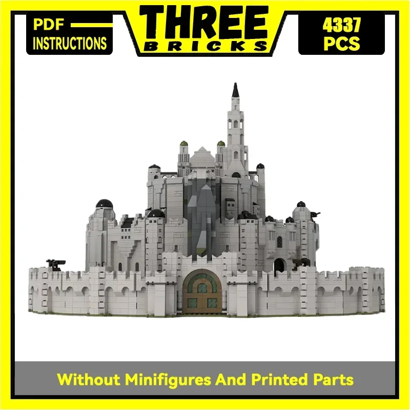 Rings Movie YcMoc Building Blocks Magical The White City Model Technology Bricks DIY Medieval Times LOTR Castle Toys Gifts