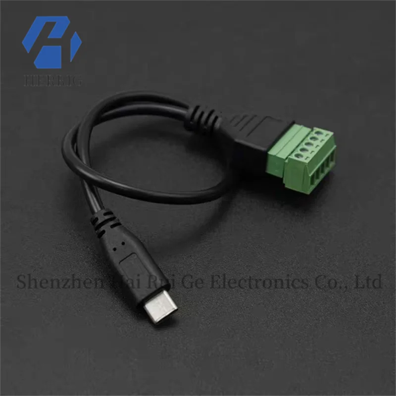 

Type-C male to solder free terminal power cord, brand new and original