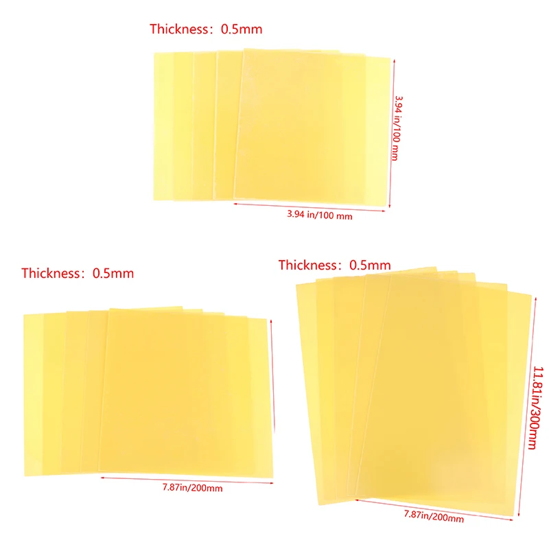 5 قطعة مقاومة درجات الحرارة العالية 3240 لوحة عزل الدائرة الألياف الزجاجية ورقة عزل لوحة الايبوكسي لحزمة بطارية Lifepo4 #6