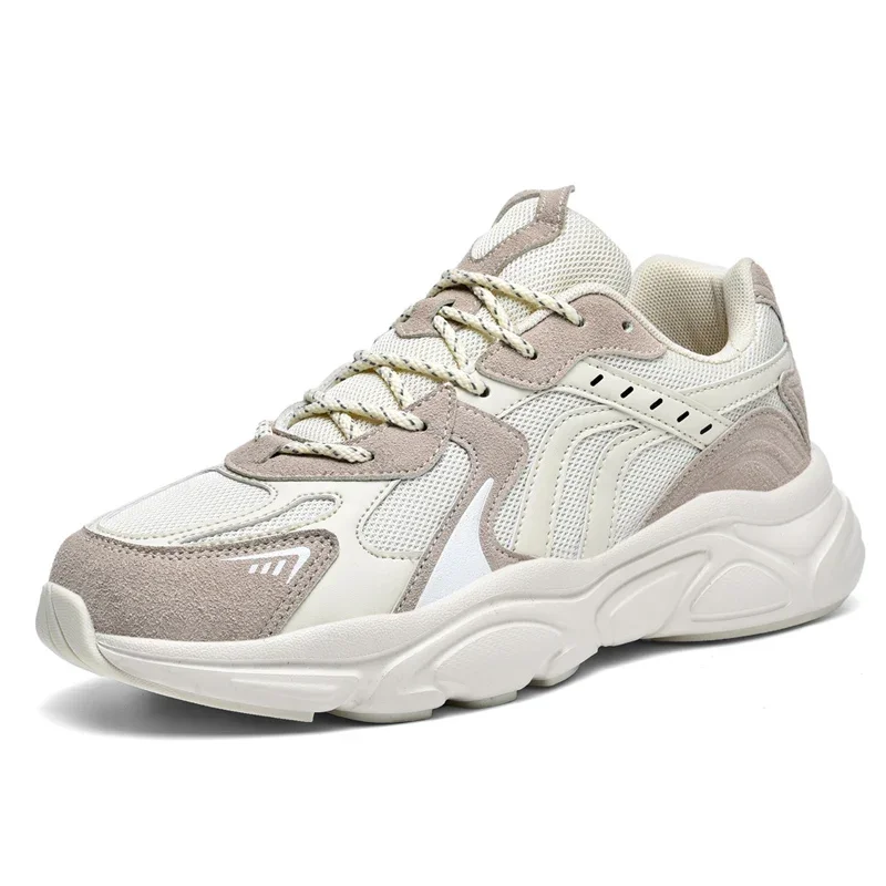 

36-46 Men's Chunky Sneakers Women Mesh Running Shoes for Women Gym Jogging Sports Shoes Outdoor Platform Commuting Walking Shoes