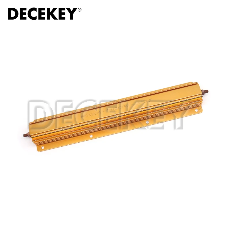 500 واط RX24 الألومنيوم الطاقة معدن شل حالة Wirewound المقاوم 0.1R ~ 500R 0.1 0.5 1 2 4 5 8 10 12 50 100 200 500 أوم المقاومة #5