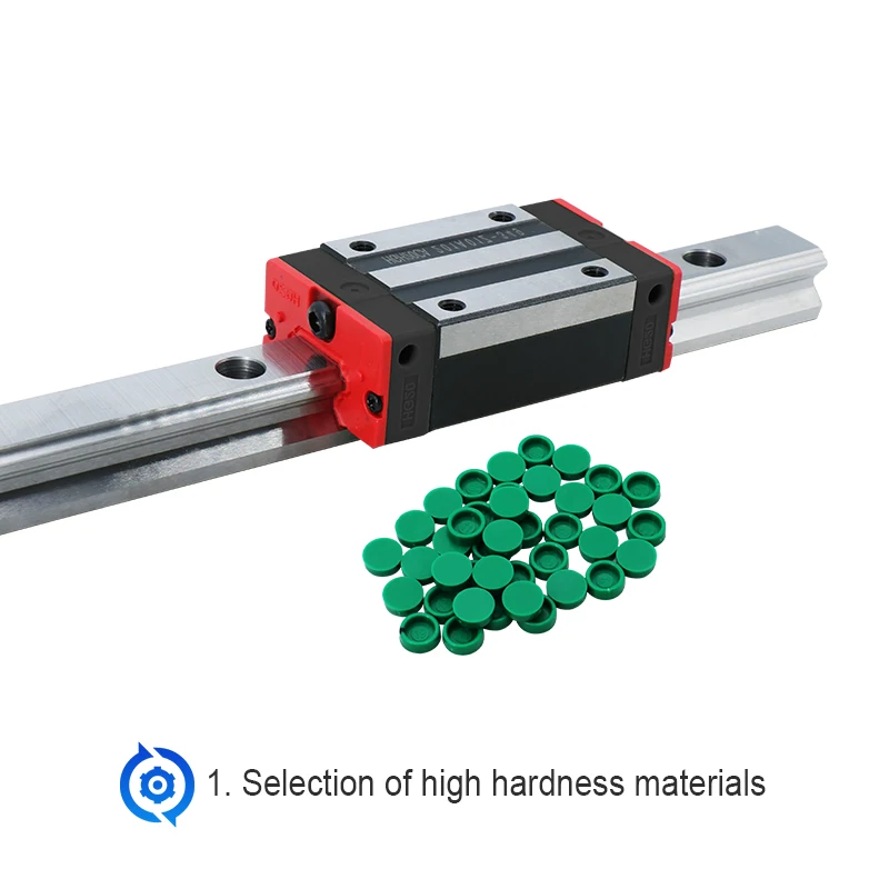 HGR20 HGH20 Square Linear Guides Rail 1950mm 2000mm 2050mm 2100mm+4pc Slide Block Carriages bearing HGH20CA CNC Router Engraving