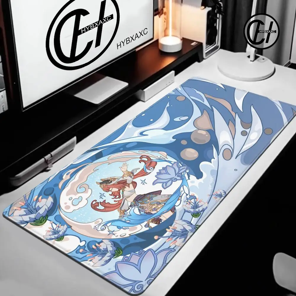 

Xxl коврик для мыши игровой Genshin Impact коврик для мыши Gamer 900x400 ПК геймер аксессуары компьютерные офисы настольный коврик коврики Mause аниме большой