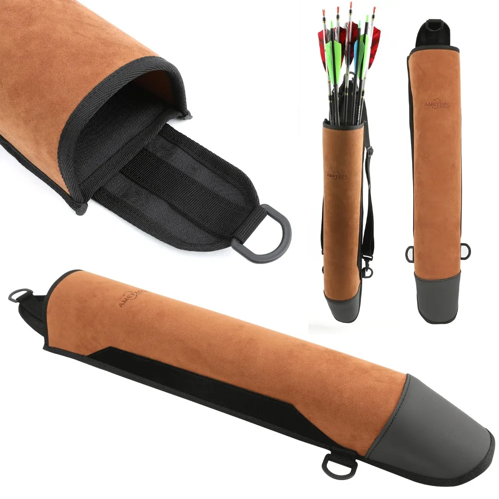 

Archery Arrow Quiver Adjustable Shoulder/Backpack Arrows Holder for Bow Outdoor Hunting Target Shooting Arrow Storage Bag L/RH
