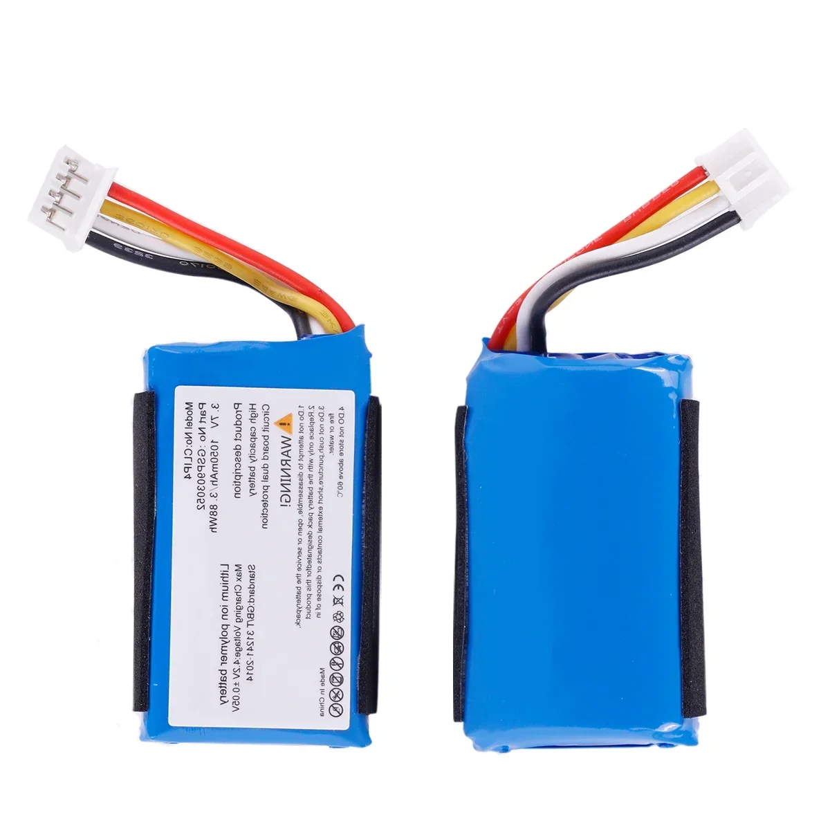 Batterie de remplacement pour haut-parleur JBL Clip4 réinitialisation 4 First, Géventuelles 903052, 1050mAh, 24.com, tout neuf