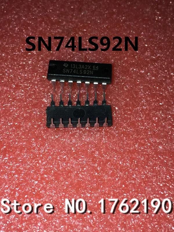 

5 шт./лот 74LS92 SN74LS92N DIP-14 логическая микросхема
