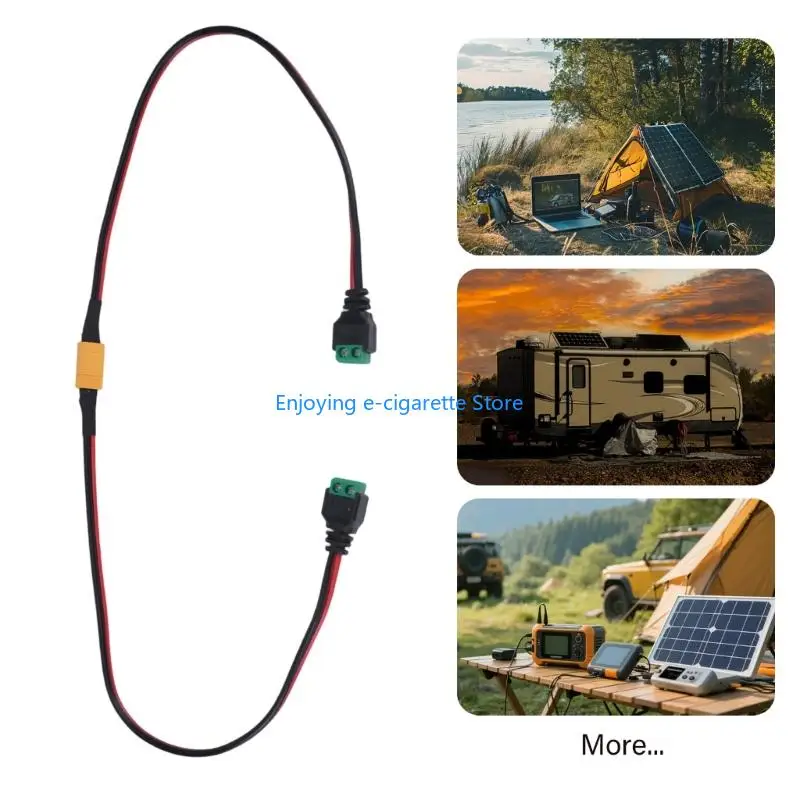 Solderless XT30 to 2Pin Cable for Model Aircraft Power Wiring and FPV Use Y4QF