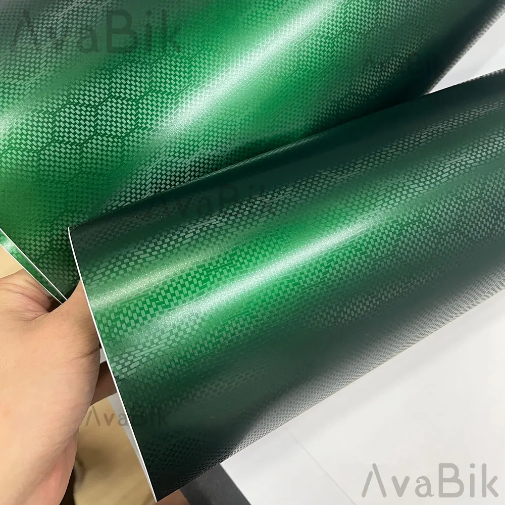 50x152cm Green Grid Honeycomb Car Motorcycle Bike Vinyl Wrap Sticker Hexagonal Honeycomb Carbon Fiber Film with Air Bubble Free