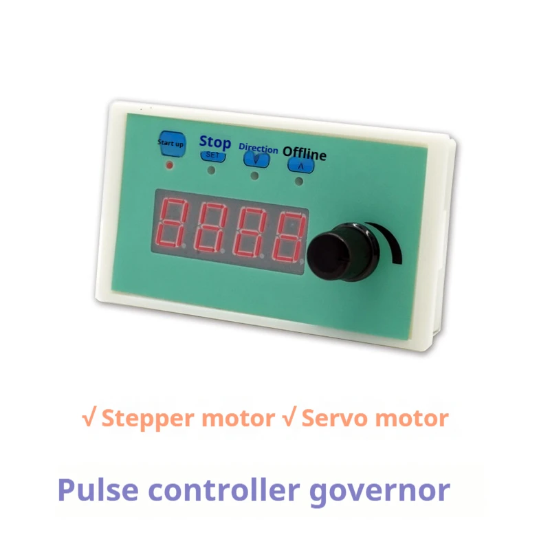 The CS10-3 step servo controller of the pulse generator offers stepless speed regulation