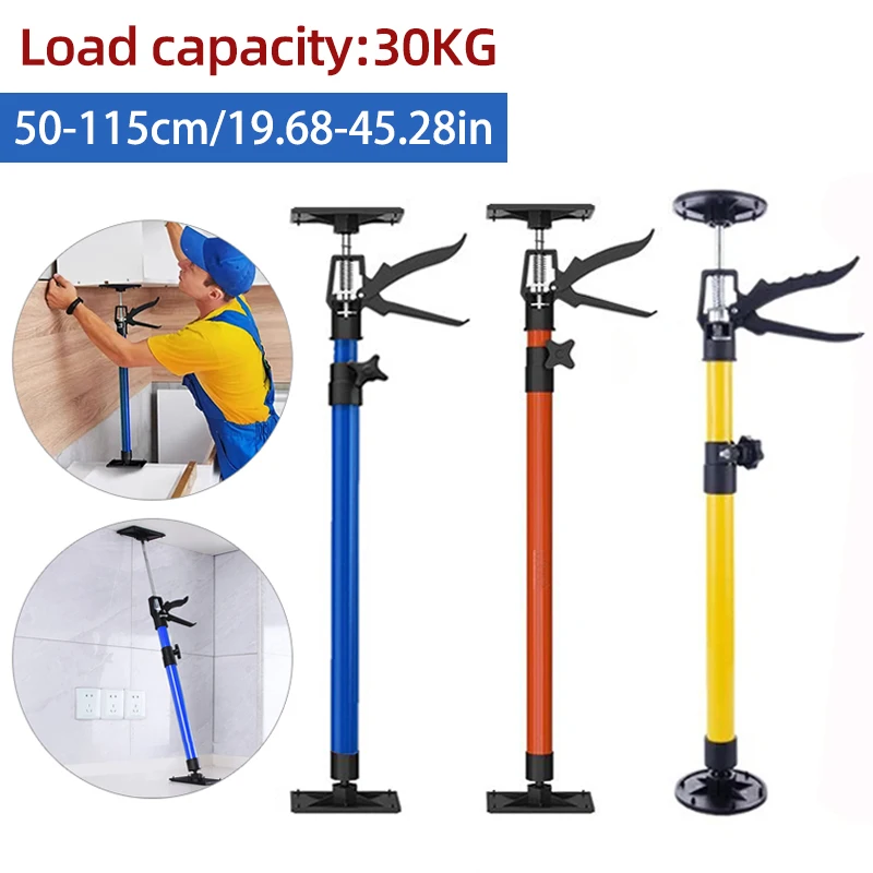 

Square Base 50-110cm Woodworking Telescopic Support Rod Wooden Ceiling Door Frame Raise Lifter Labor-Saving Arm Jack