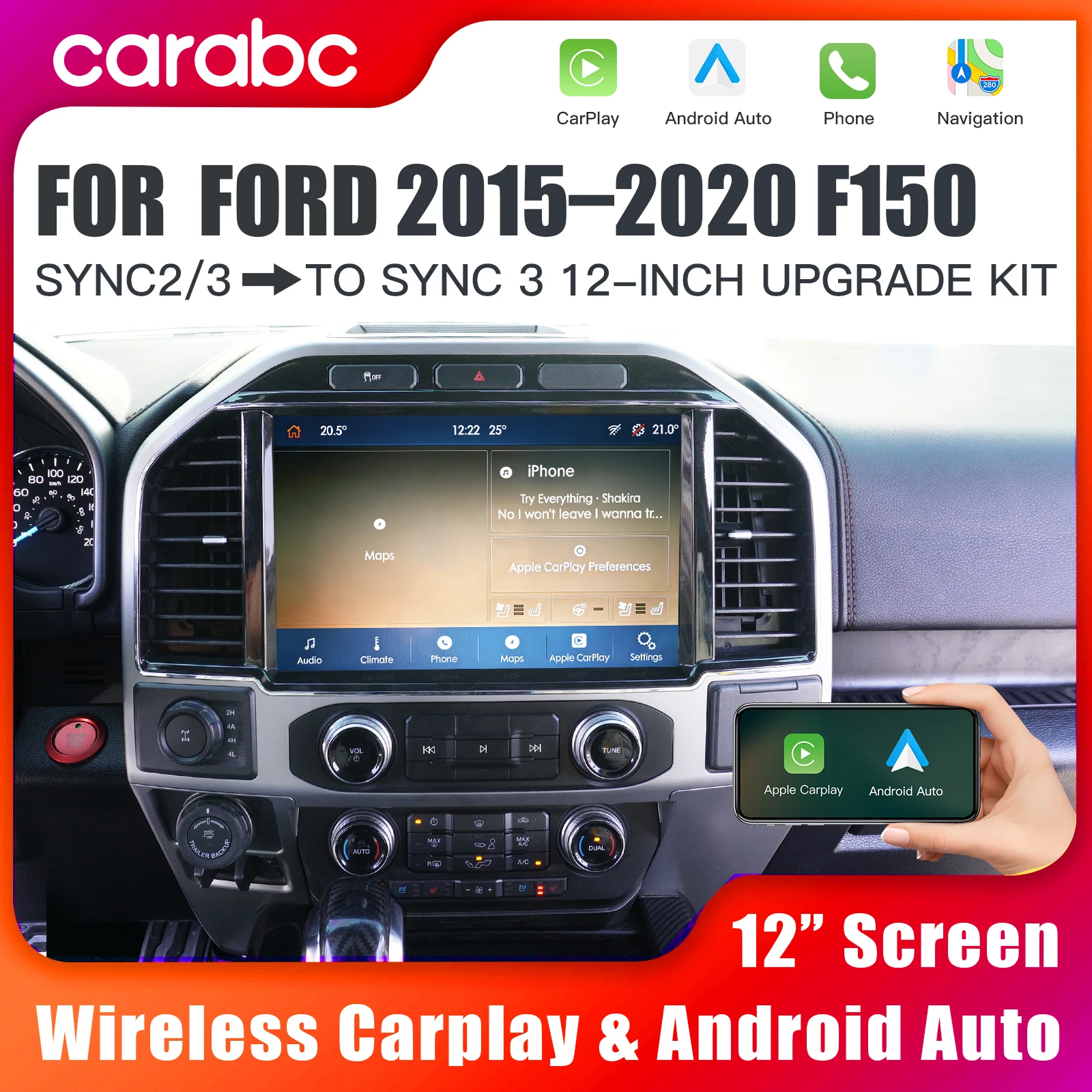 For Ford F150 Raptor SYNC 2 3 system 8