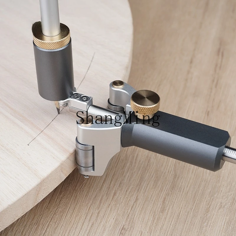 

PYH Woodworking Linear Arc Dual-purpose Scriber Parallel Line Drawer Multifunctional Tool Contour Gauge