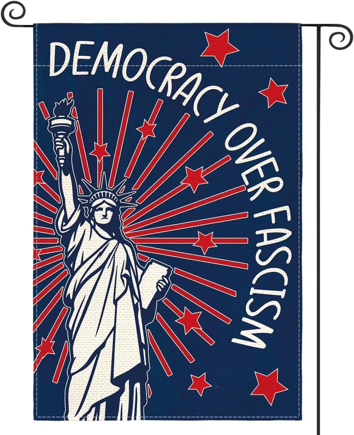 AVOIN colorlife American Democracy Garden Flag 12x18 Inch Double Sided Outside, Election Season Vote Patriotic Yard Outdoor  ZZM