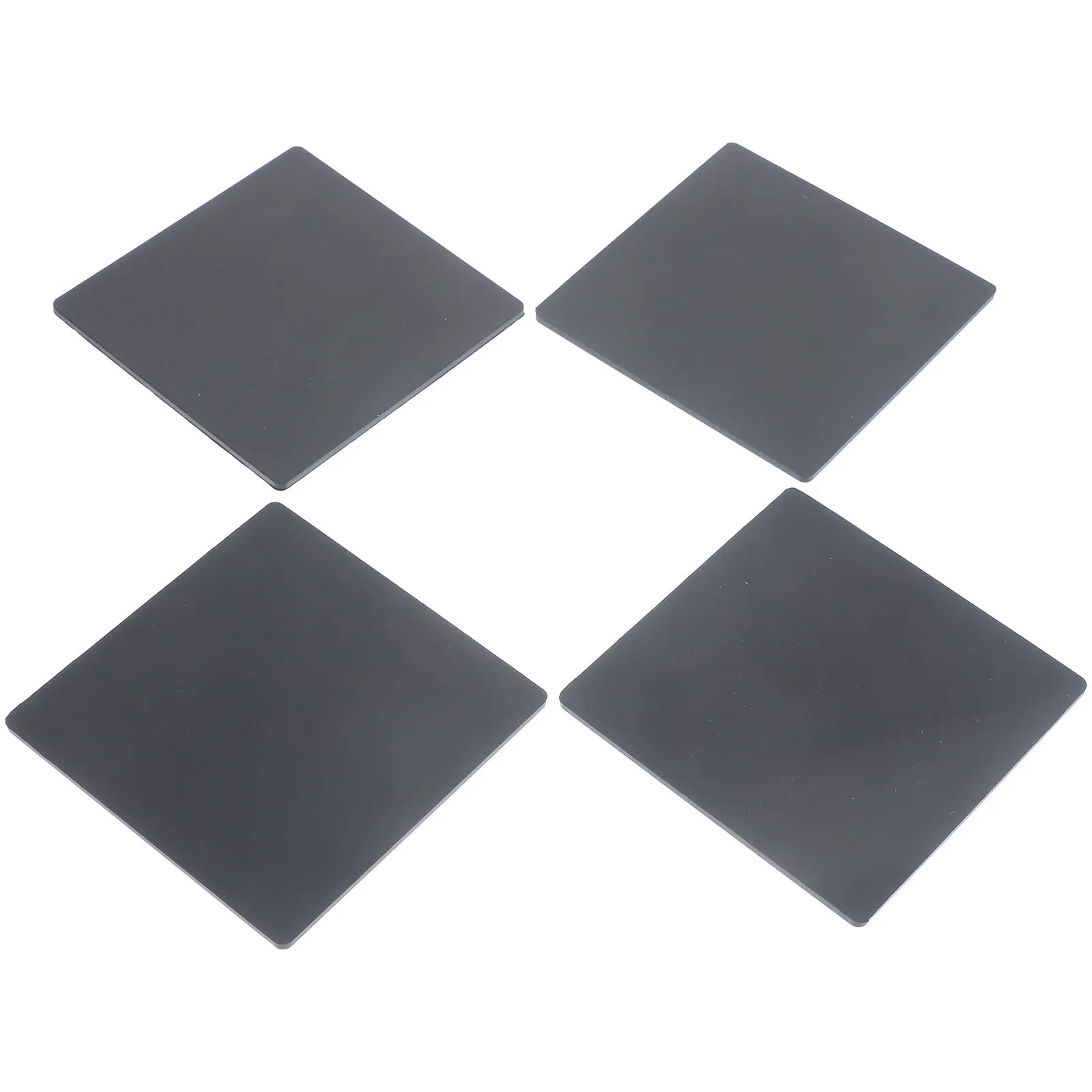 

4Pcs Cup Coasters Set Silicone Square Non-Slip Heat Resistant Anti-Scald Mug Pad for Home Kitchen Table Decorative