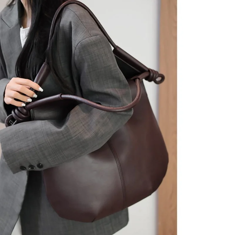 

Stylish-elegant 2025 New Ladies Luxury Brand Leather Tote Bag Famous Designer Vintage Popular Classic​