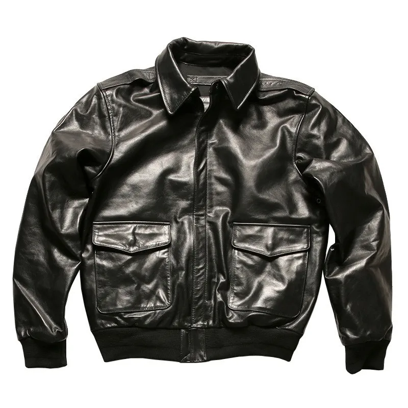 A simple and versatile leather for stylish men casual vegetable-tanned cowhide